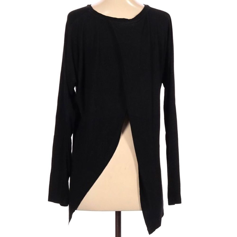 Wilfred Long Sleeve Asymmetrical Crewneck Top